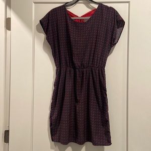 Buttons MINI Fuchsia Dress w/ Bow Tie Back (S)